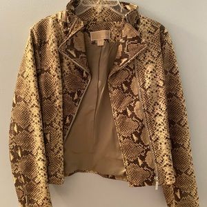 Michael Kors Snakeskin Jacket